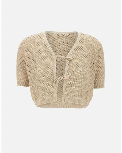 Marella Natural Ciak Häkel-Strickjacke