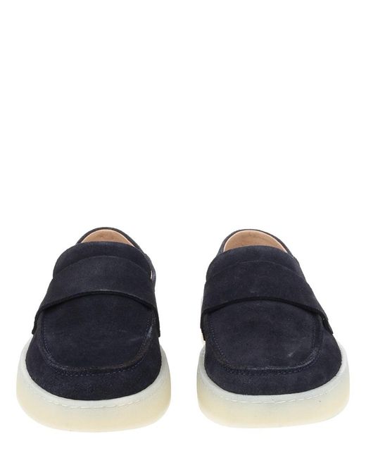 Boss Blue Mocassino "kieran" for men