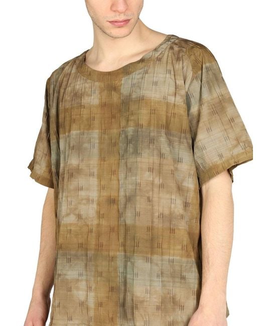 Needles Brown Boxy Fit T Shirt