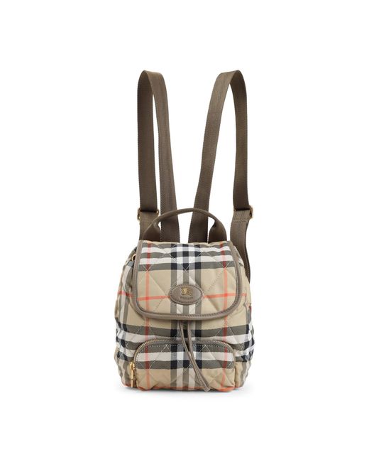Burberry Multicolor Mini Check Backpack