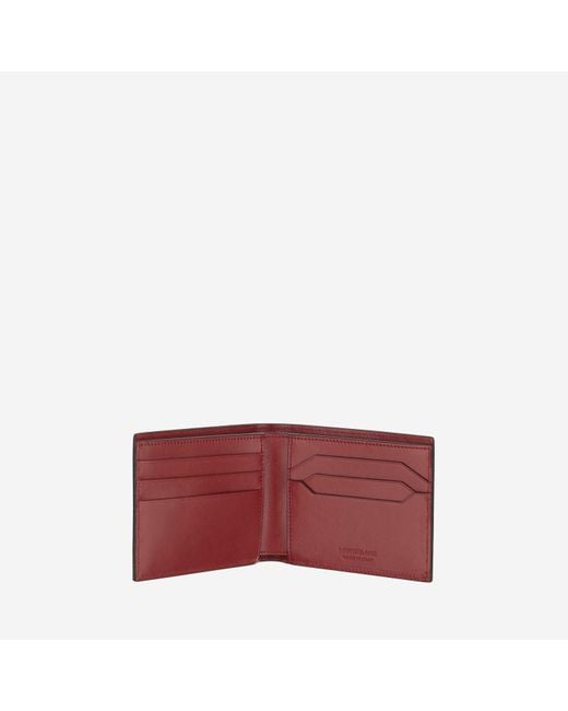 Montblanc Red Wallet 6 Compartments Meisterstück for men