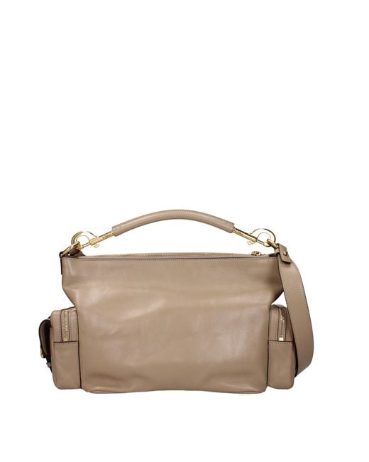 Chloé Brown Handbag Camera Bag Leather