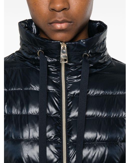 Herno Donsjack Van Katoen En Nylon in het Blue