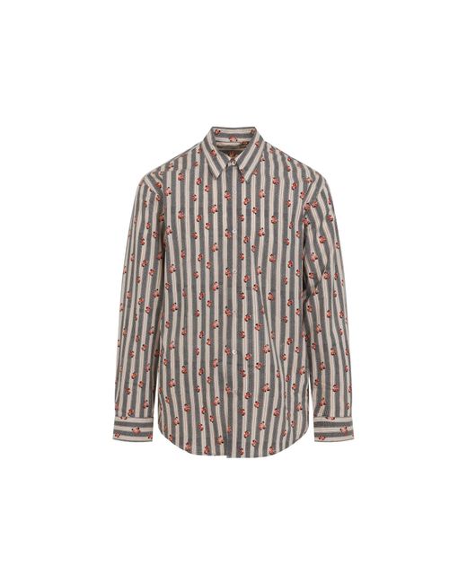 Dries Van Noten Gray Caper Shirt for men