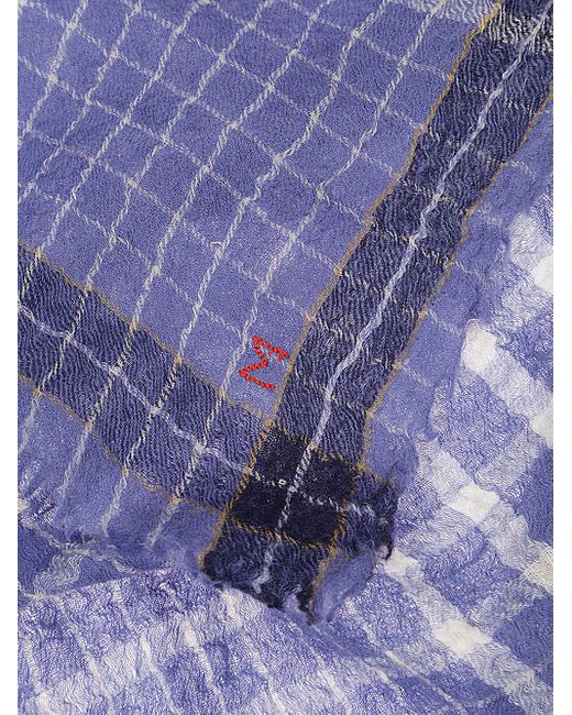 Moismont Blue Wool Scarf