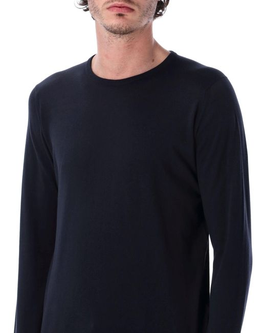 John Smedley Blue Hatfield Sweater