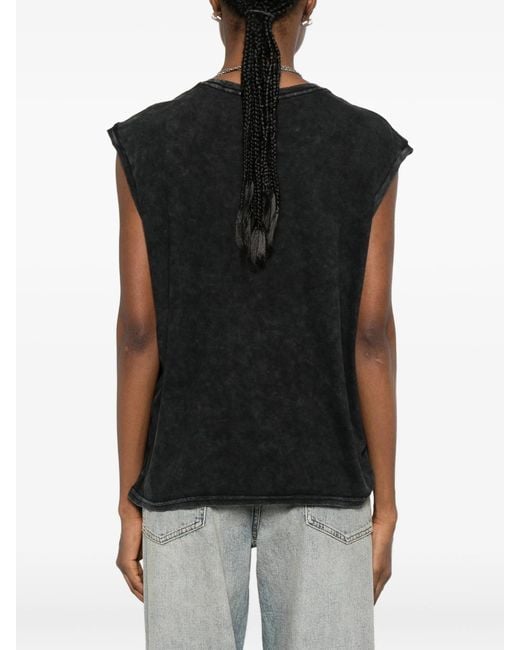 R13 Black Sleeveless T