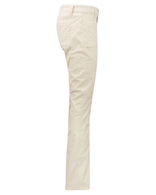 Newmolly Velvet Bootcut pantalones Dondup de color Natural