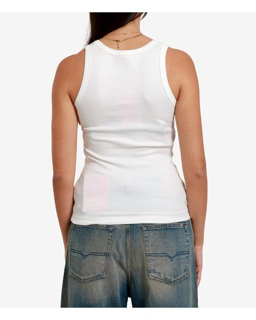 DIESEL White T Shirts And Polos