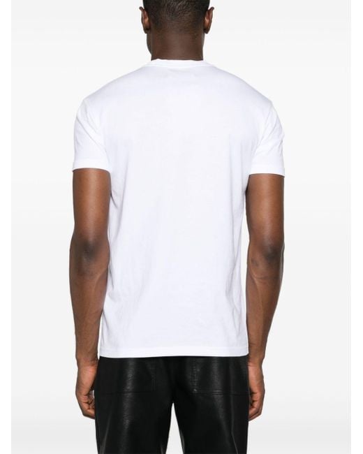 Vivienne Westwood White Logo Cotton T-Shirt for men