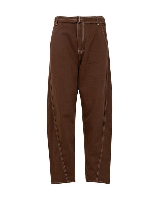Semicouture Brown Trousers