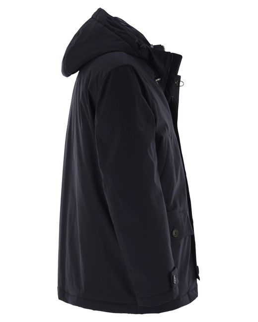 Fay Blue Short Parka for men
