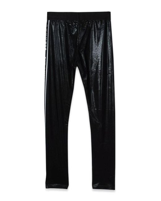 DKNY Black Leggings Con Stampa for men