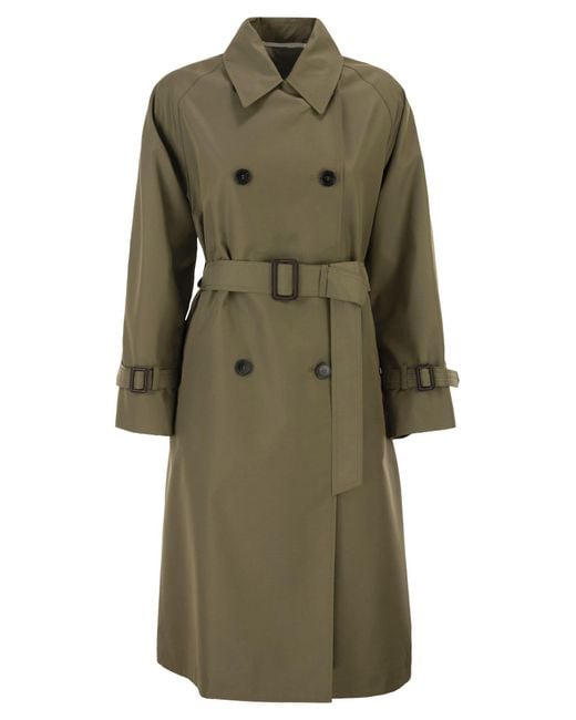Weekend by Maxmara Green Wkdcanasta Reversible Trench Coat
