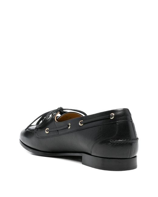 Bally White Plume Boat F
