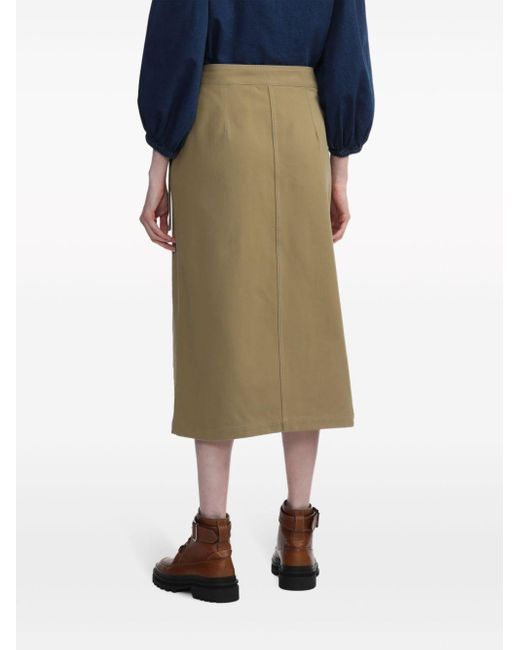 Closed Green Wrap Skirt for men