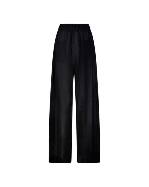 THE LATEST Black Dora Wide-Leg Trousers