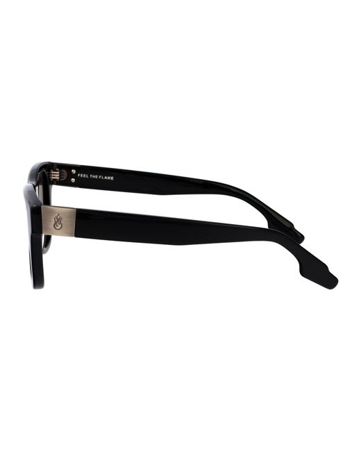 Vision Of Super Black Squared Sunglasses Vs0004 Sun 004