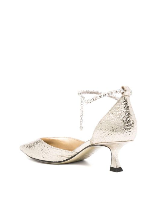 Jimmy Choo Natural Stevie 50 Sandalen