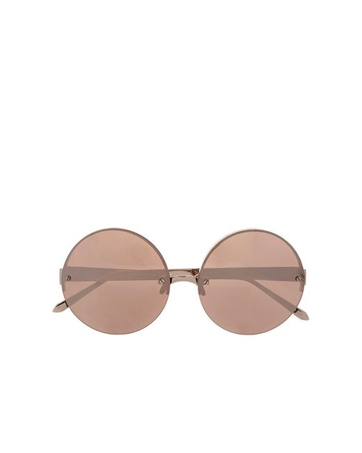Linda Farrow Pink Luxus -Sonnenbrille