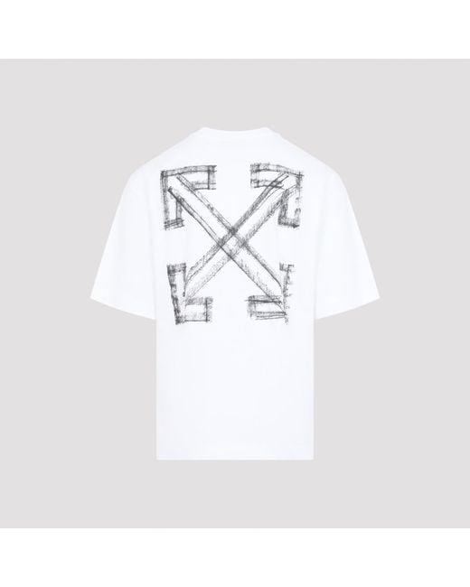 Off-White c/o Virgil Abloh White Motion Arrow Skate S/S Tee