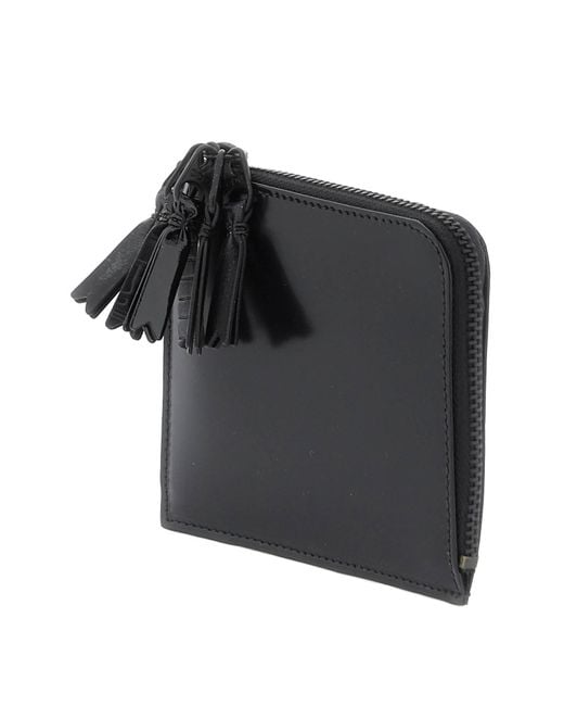 Comme des Garçons Comme des Garcons Brieftasche Leder Multi -Zip -Brieftasche mit in Black für Herren