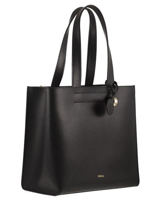 Furla Black Divide It Shopping Bag M
