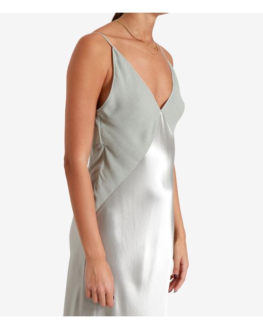 Alberta Ferretti White Kleider Grau