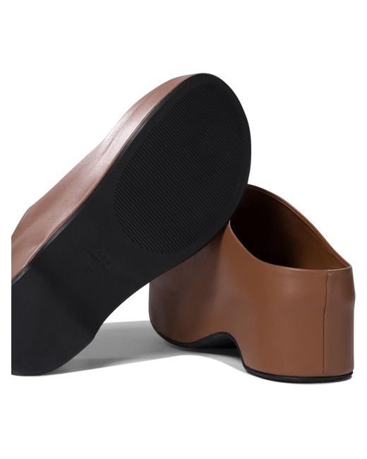 Marni Brown Chunky Clog Sabot