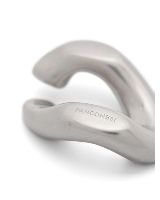Panconesi White Catena Small Ear Cuff
