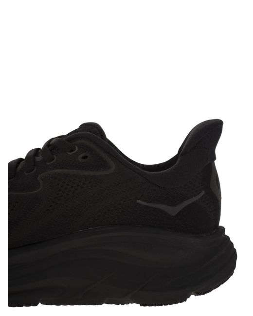 Hoka One One Black Clifton 10 Sneaker