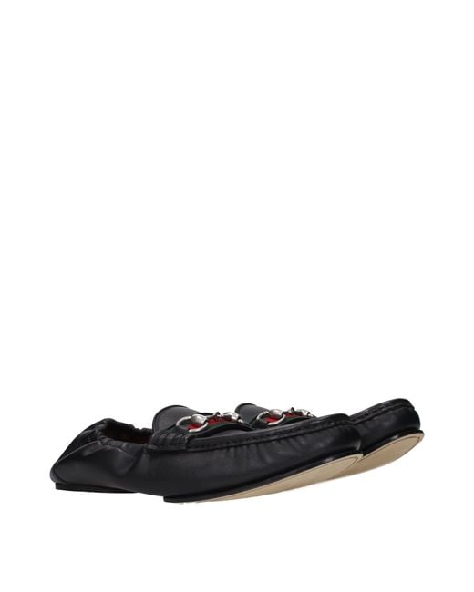 Gucci Black Loafers Leather