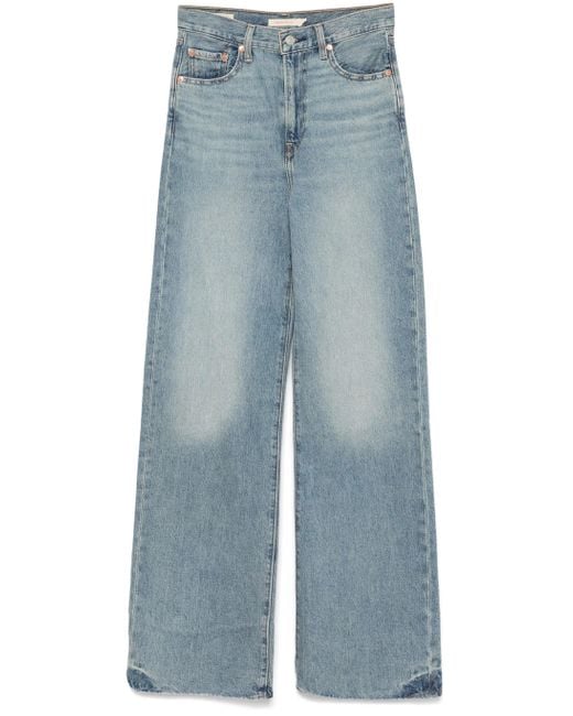Levi's Blue Ribcage Wide Leg H223 Tint Story