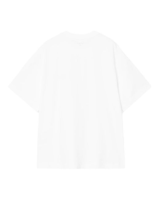 Carhartt White T Shirt S/S Signature Script for men
