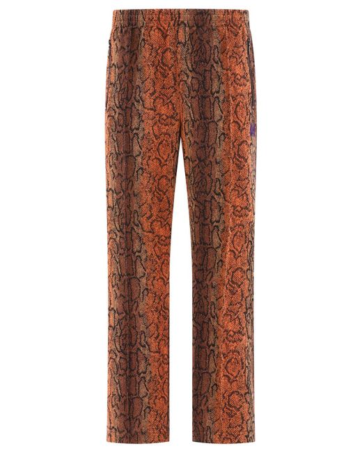 I pantaloni di binari degli aghi di Needles in Brown da Uomo