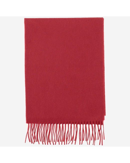 Alex Begg Red Cashmere Scarf for men