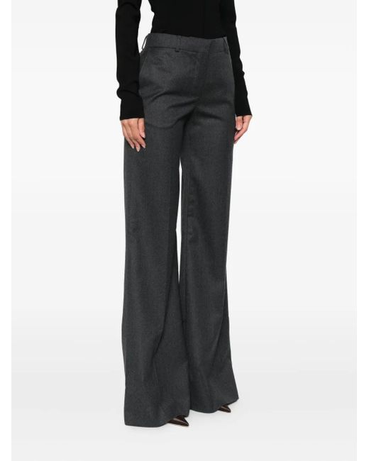 Stella McCartney Wollen Broek Op Maat in het Gray