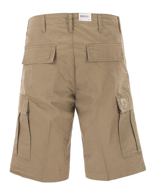 Carhartt Natural Cotton Cargo Bermuda Shorts