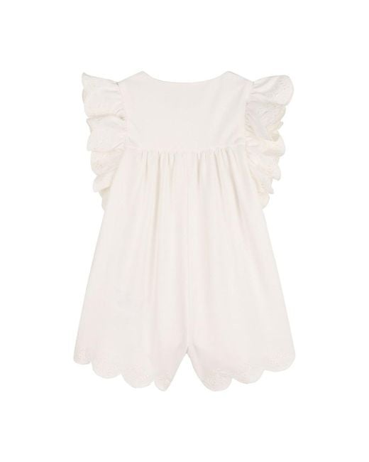 Chloé White Tuta-Short