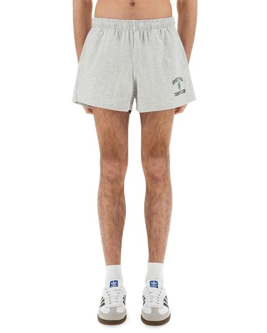 SPORTY&RICH Gray Short Varsity
