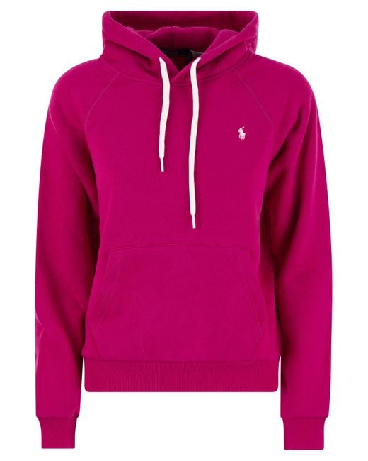 Polo Ralph Lauren Pink Kapuzen -Sweatshirt