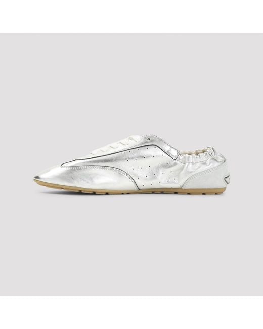 Saint Laurent White Lewis Sneakers