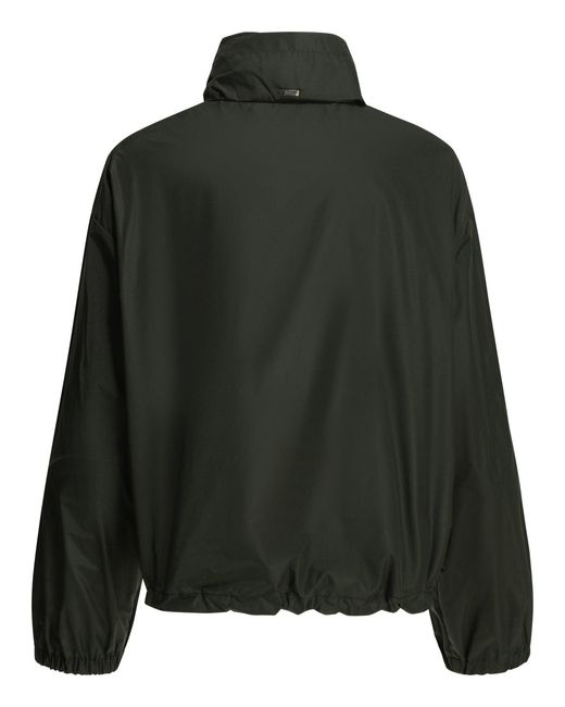Herno Black "New Techno Taffeta" Raincoat