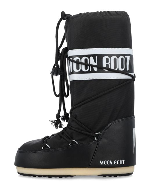 Moon Boot Black Icon High Nylon Upper