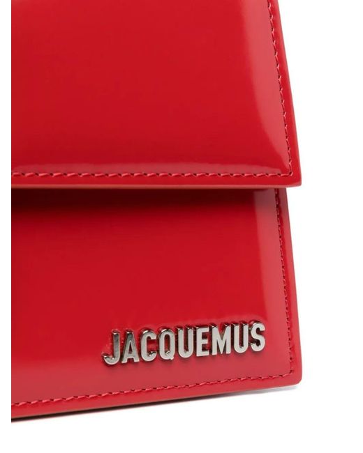 Jacquemus Red Le Bambino Leather Handbag