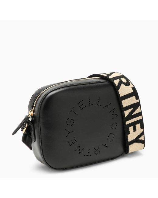 Stella McCartney Black Stella Logo Mini Bag