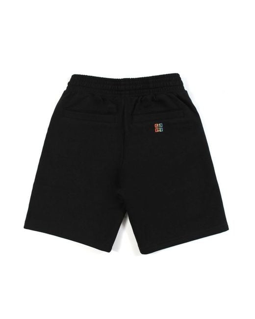 Givenchy Black Side Logo Bermuda Shorts