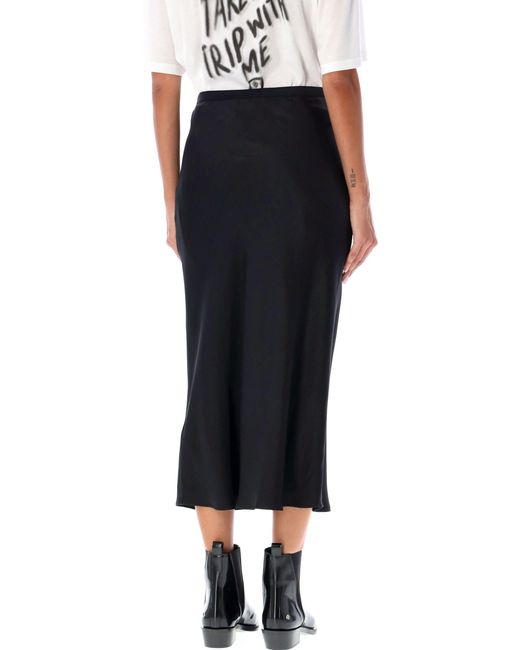 Anine Bing Black Bar Skirt