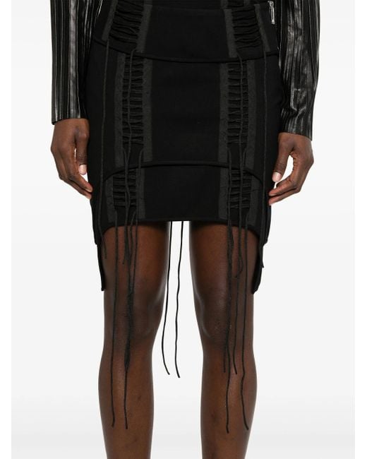 Helmut Lang Black Aviator Skirt.Af Vis Clothing