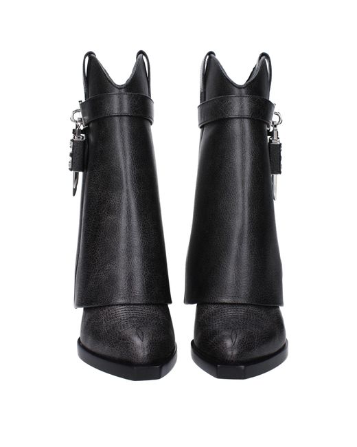 Givenchy Frauen 's Lederstiefel Hai schwarz in Black für Herren